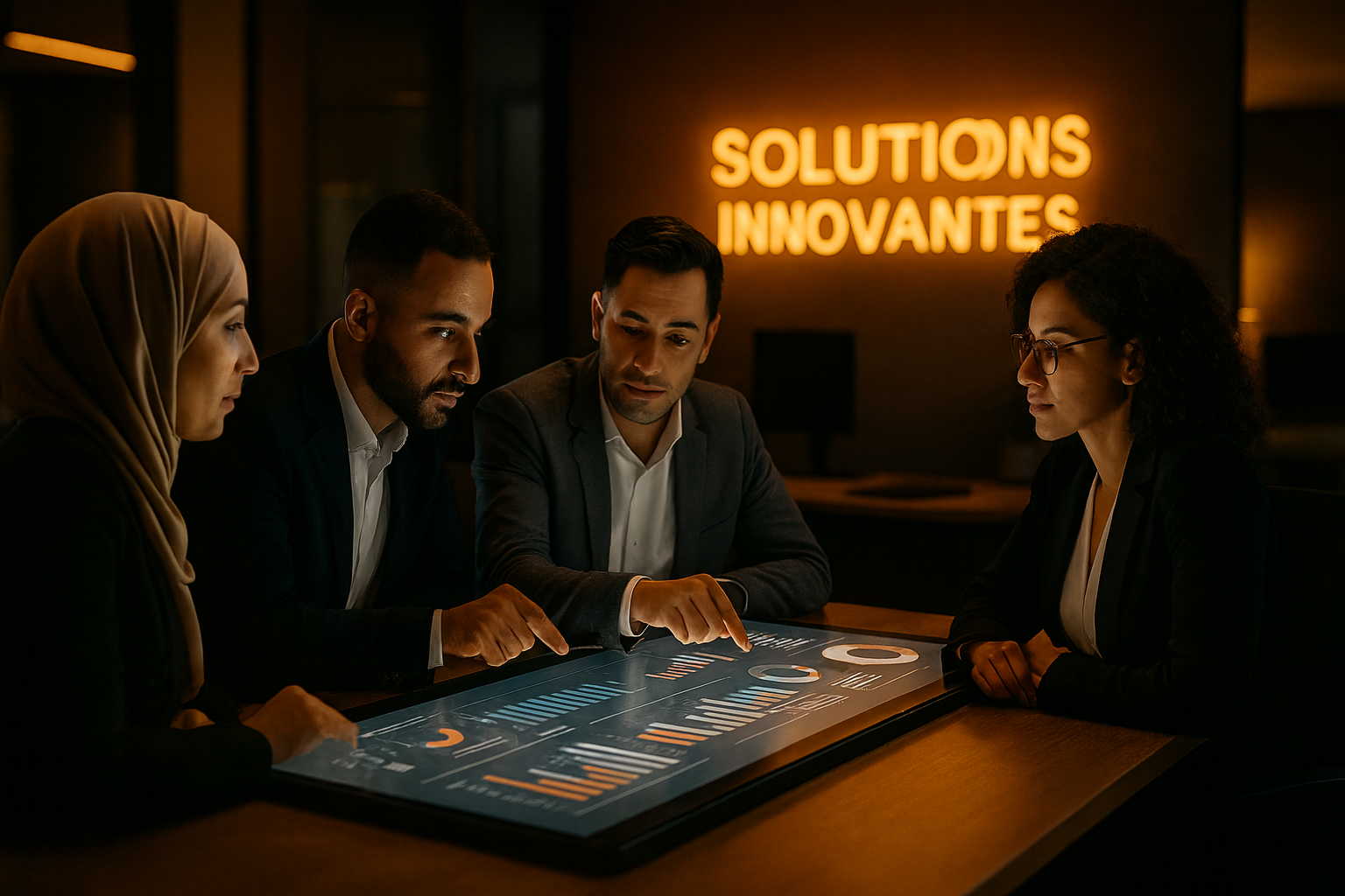 Équipe X-Kaizen lors d'un atelier numérique