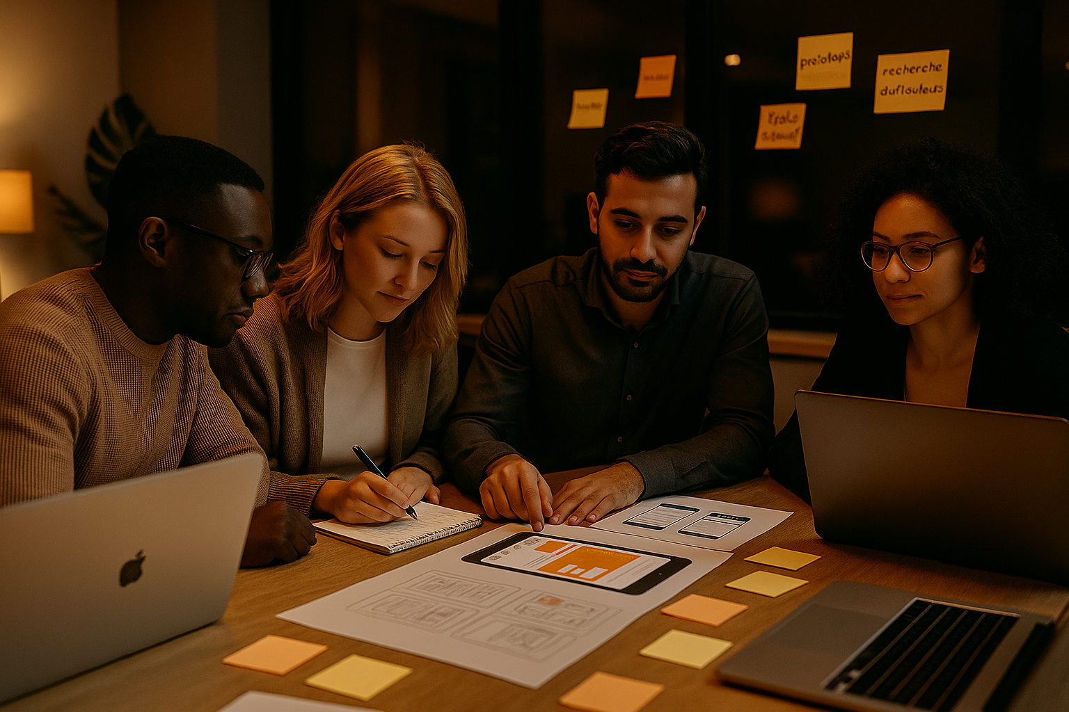 Session de design illustrant la mission de X-Kaizen